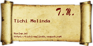 Tichi Melinda névjegykártya